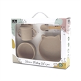 Silicone Feeding Set 4 pc BEIGE /package/
